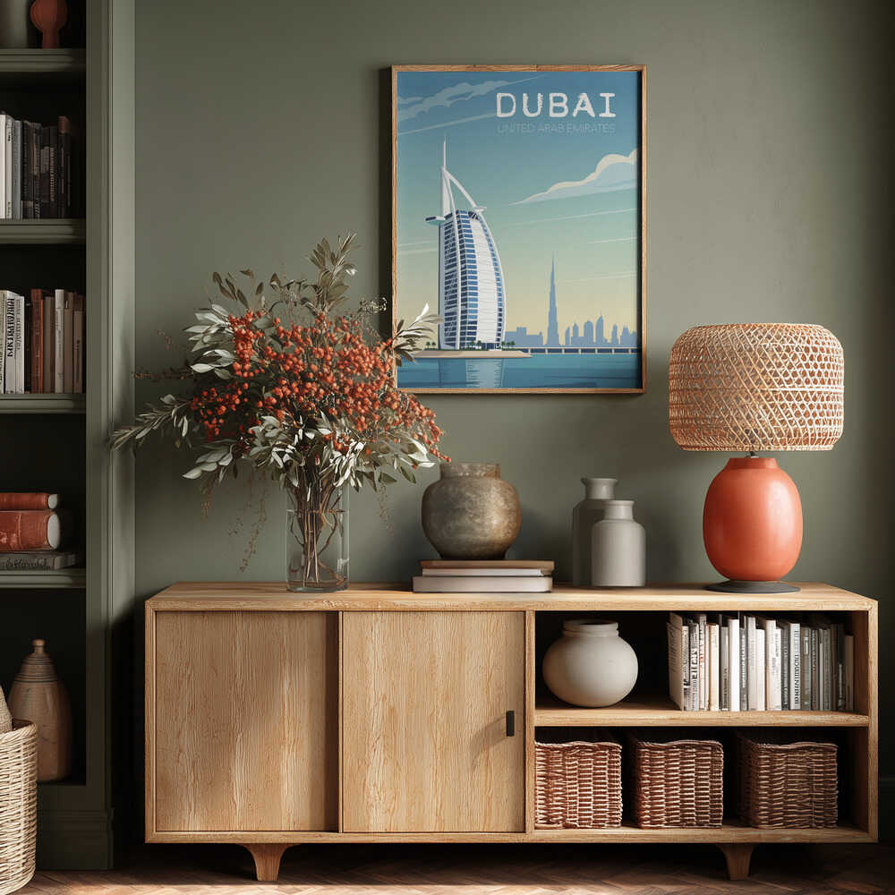 Dubai Travel Poster Poster