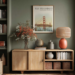San Fransisco Travel Poster Poster