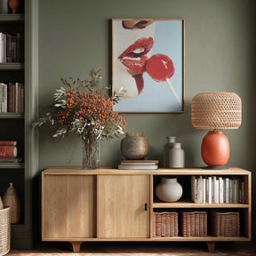 Red Lollipop Poster