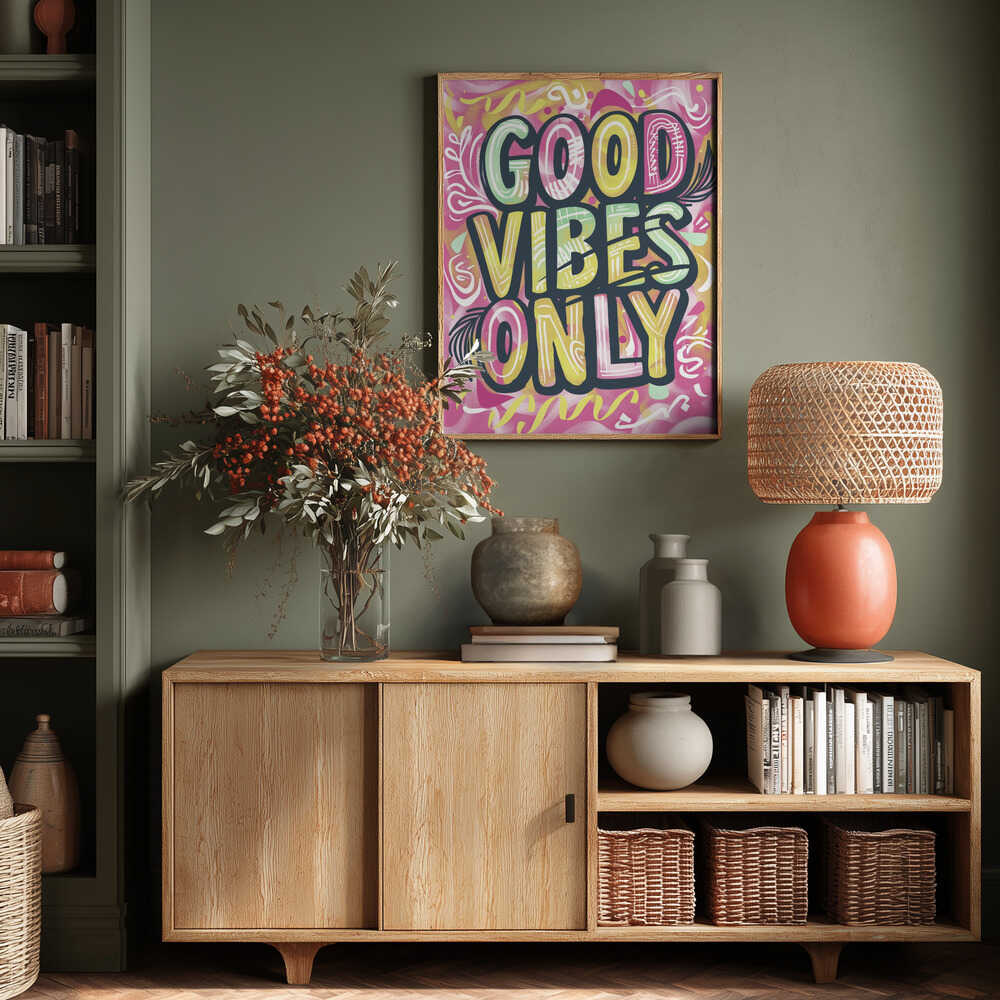 Good Vibes Only No 2 Poster