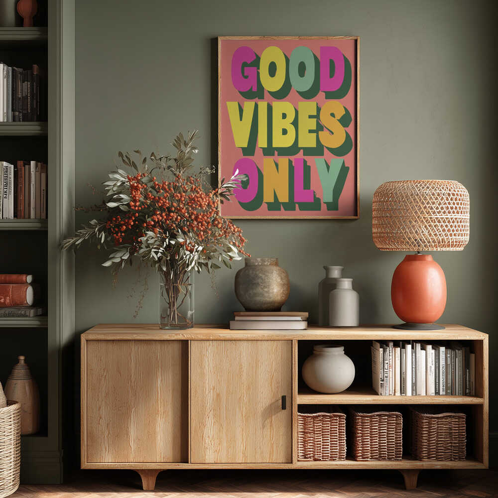 Good Vibes Only No 3 Poster