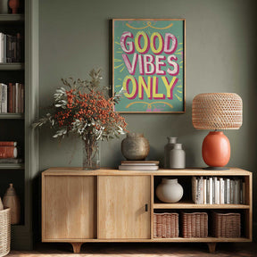 Good Vibes Only No 4 Poster
