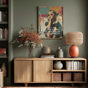 Love Glasses On Poster