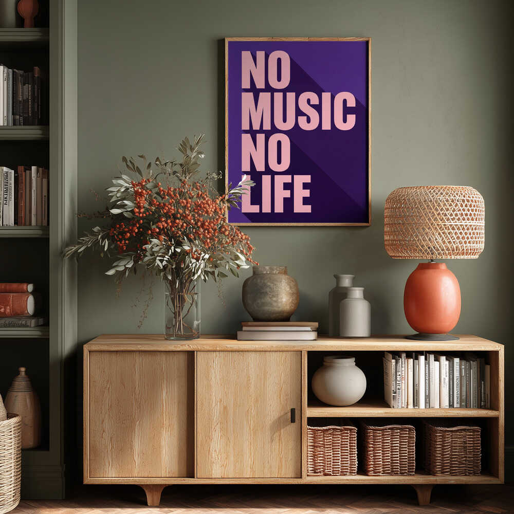 No Music, No Life Poster