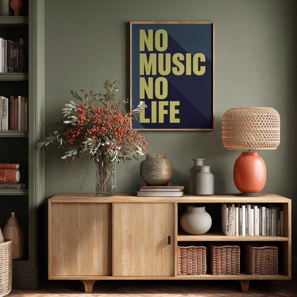 No Music, No Life Poster