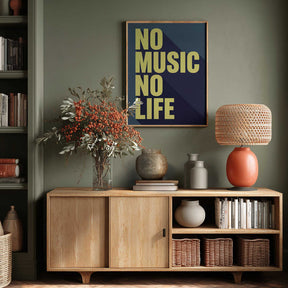 No Music, No Life Poster
