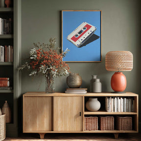 Audio Cassette Tape Poster