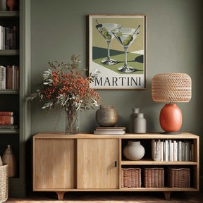 Martini Times Two Poster