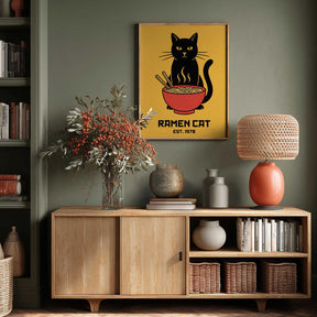Ramen Cat No 5 Poster