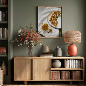Chanterelle Mushrooms Poster