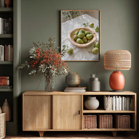 Ripe Green Pears Poster