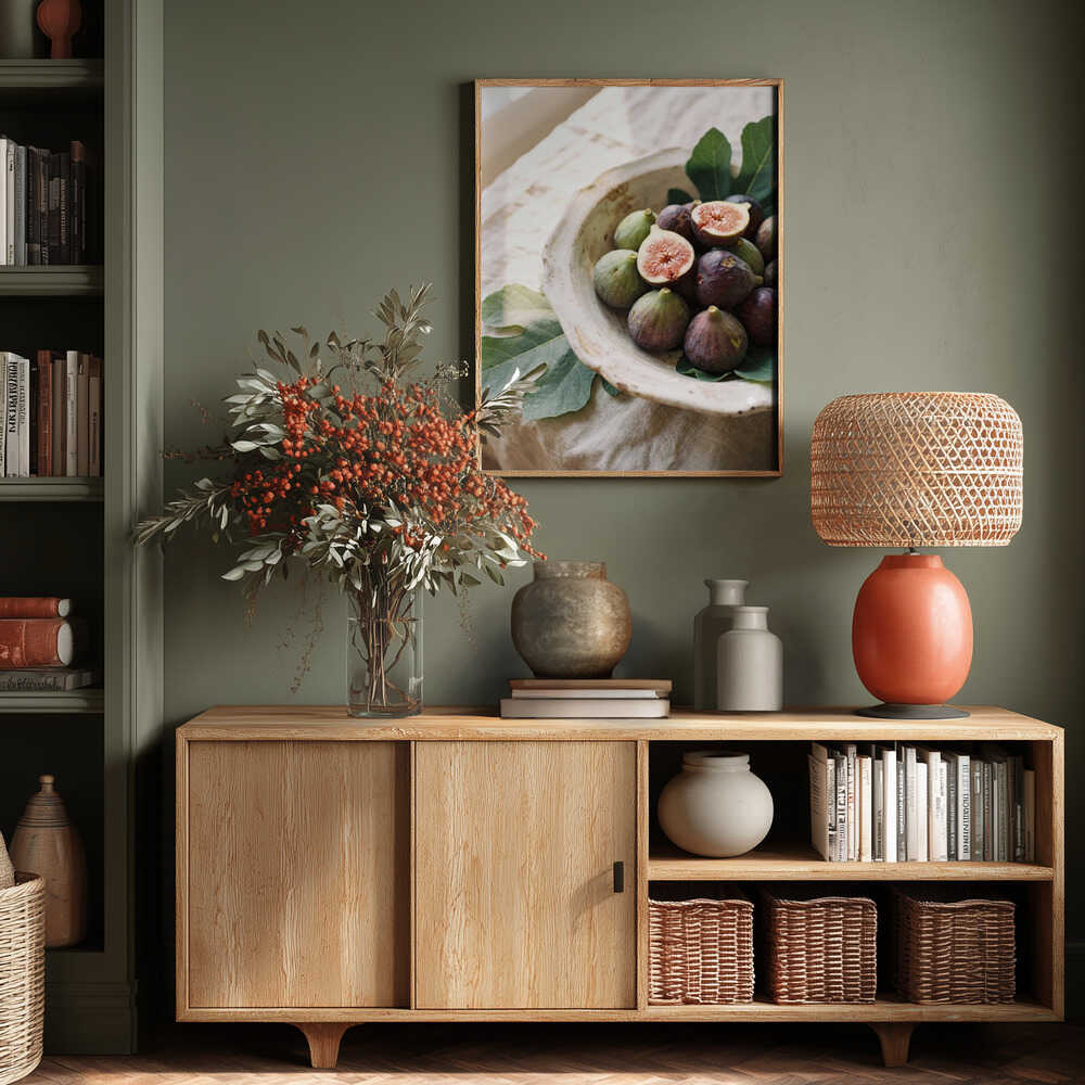 Figs In a Bowl Poster