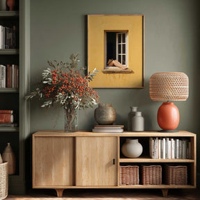 Reading By the Window Poster