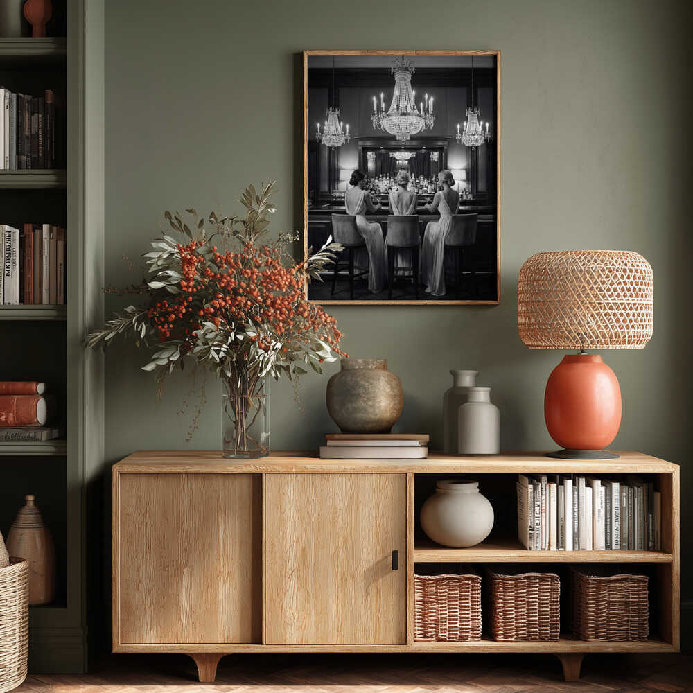 Girls' Night At the Opera Bar Poster