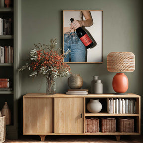 Love and a Bottle of Wine Poster