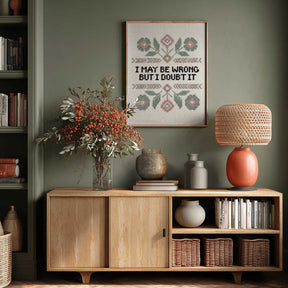 I May Be Wrong Poster