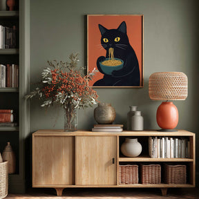 Noodle Cat No 1 Poster