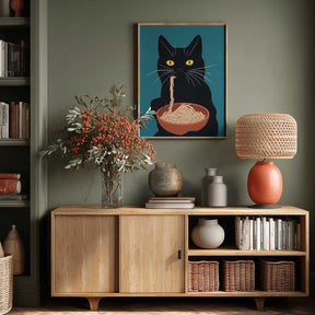 Noodle Cat No 3 Poster