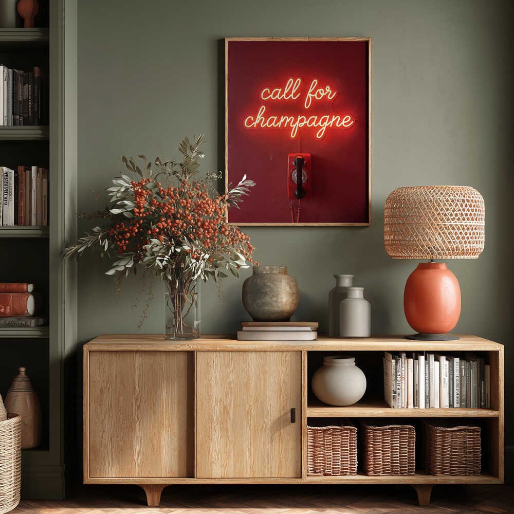 Call for Champagne Poster