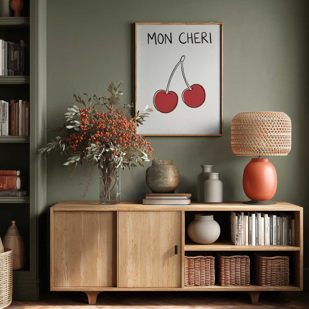 Mon Cheri Sketch Poster