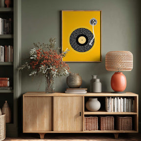 Spinning Vinyl Orange.png Poster