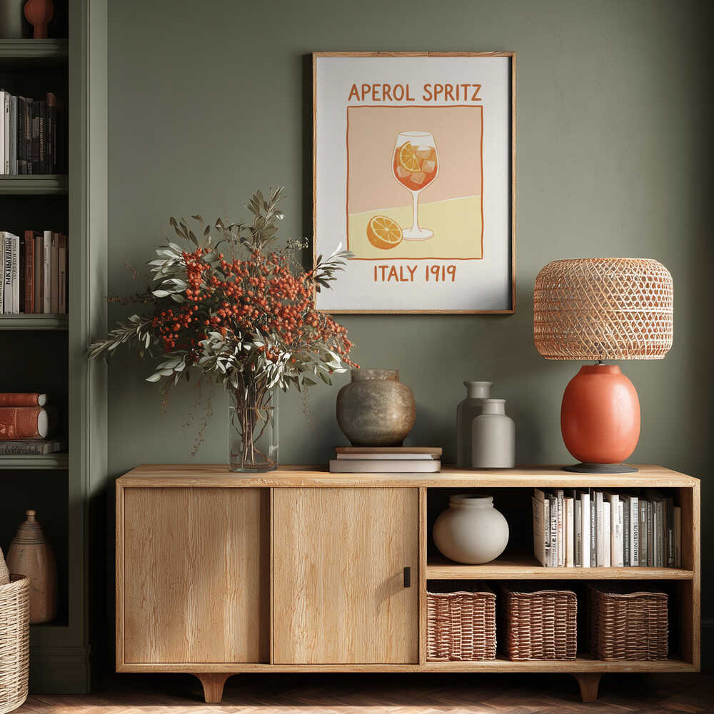 Italian Aperol Spritz Poster