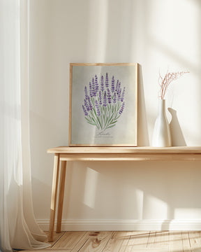 Lavender vintage Poster