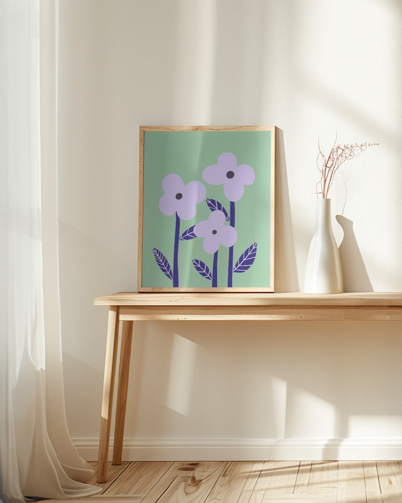 Lilac Flowers Poster