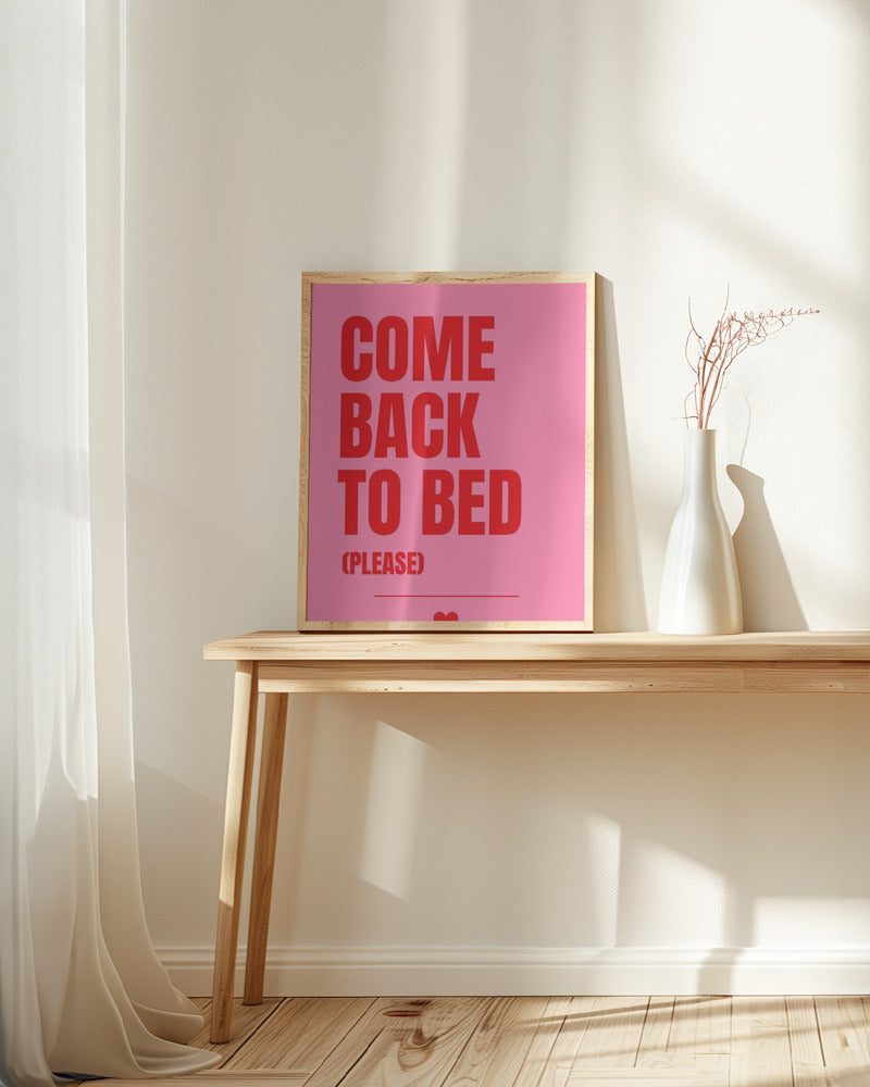 Come Back to Bed Poster