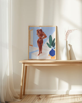 Terracotta Woman Poster