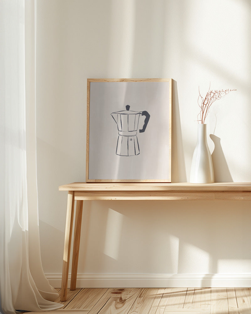 Cafetiere By Ivy Green Illustrations Poster