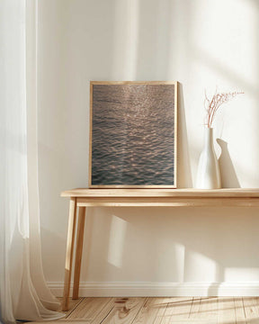Sunset at Sea Poster