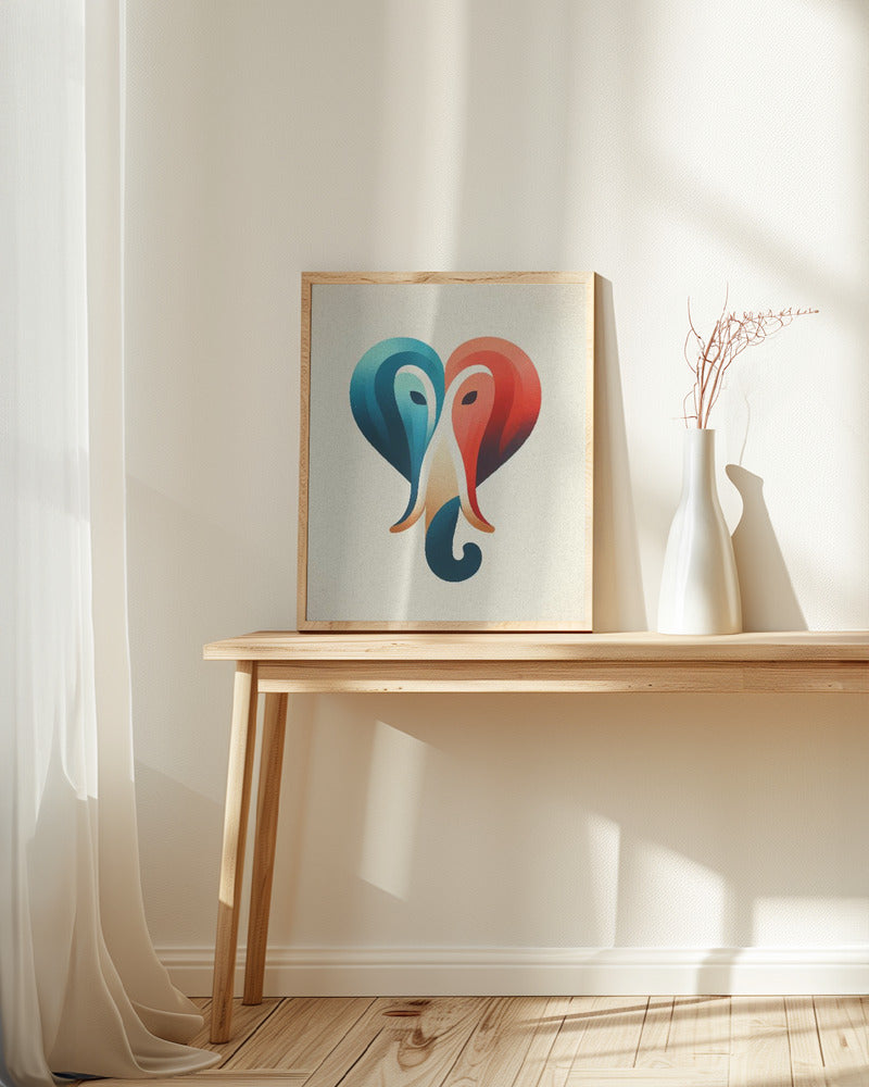 Elephant heart Poster