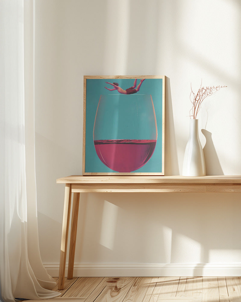 Wine Dive Poster