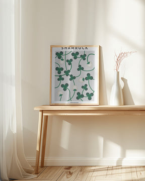 Shamrock - National flower of Ireland Poster