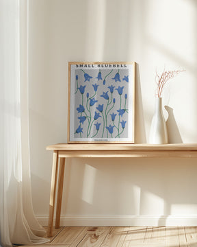 Small Bluebell - National flower of Sweden Poster