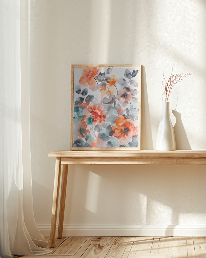 Watercolor Floral No. 2 Poster