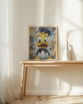 Street Art Duck Poster