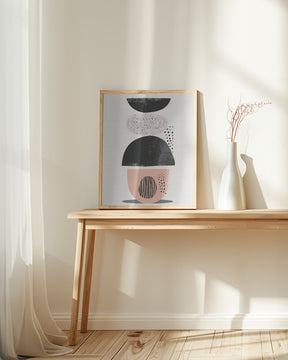 Abstract Minimalist Shapes No 7 Poster