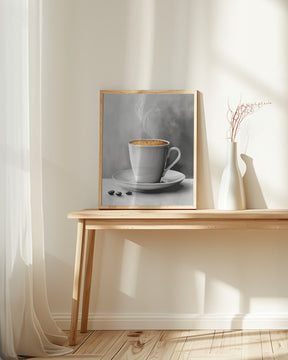 I Love Coffee Food Illustration Art (16) Poster