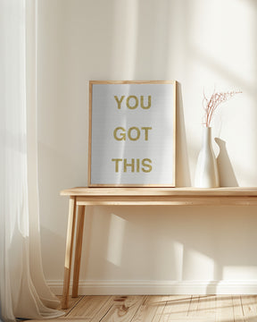 Yougotthiswhitegold Ratioiso Poster