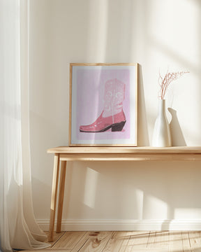 P&amp;c Cowgirlboot Poster