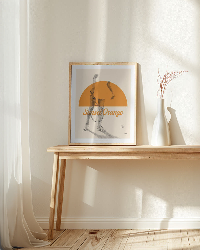 Sunset Orange Poster