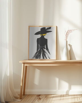 The Lady In the Black Hat Poster