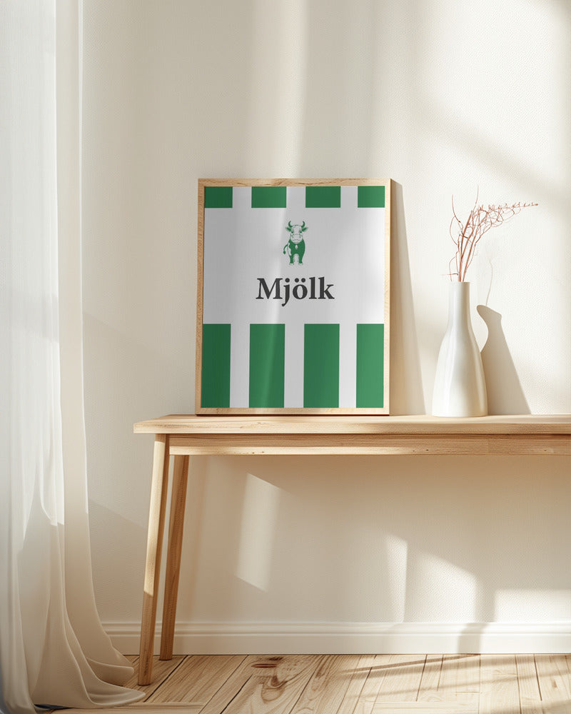 Mjölk Röd Poster