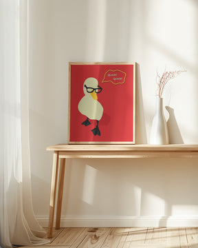 Dapper Duck Poster