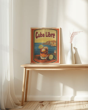 Cuba Libre Vintage Commercial Poster