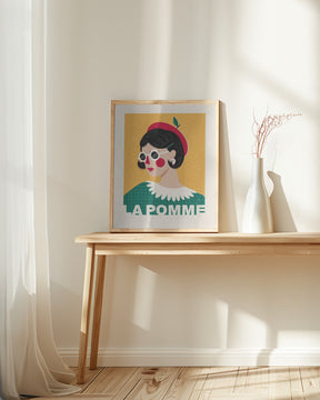 La Pomme French Fashion Portrait Poster