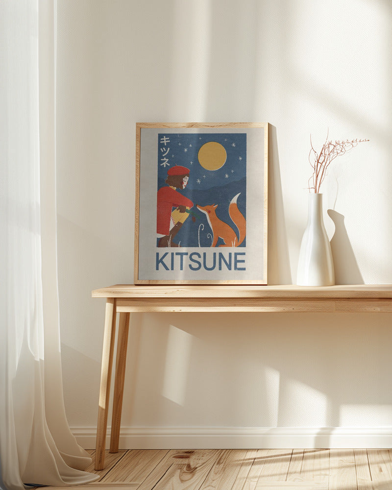 Kitsune Fox Poster