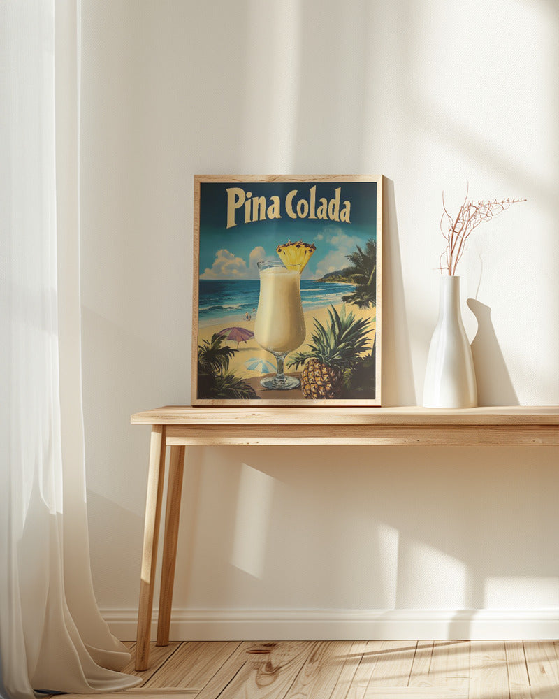 Pina Colada Vintage Poster